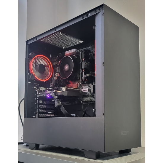 Komputer do gier  Battlefield 6 CS2 NZXT H510 Ryzen 5 3600 16GB SSD 512 GB GTX 1660S 6GB 500W W11Pro